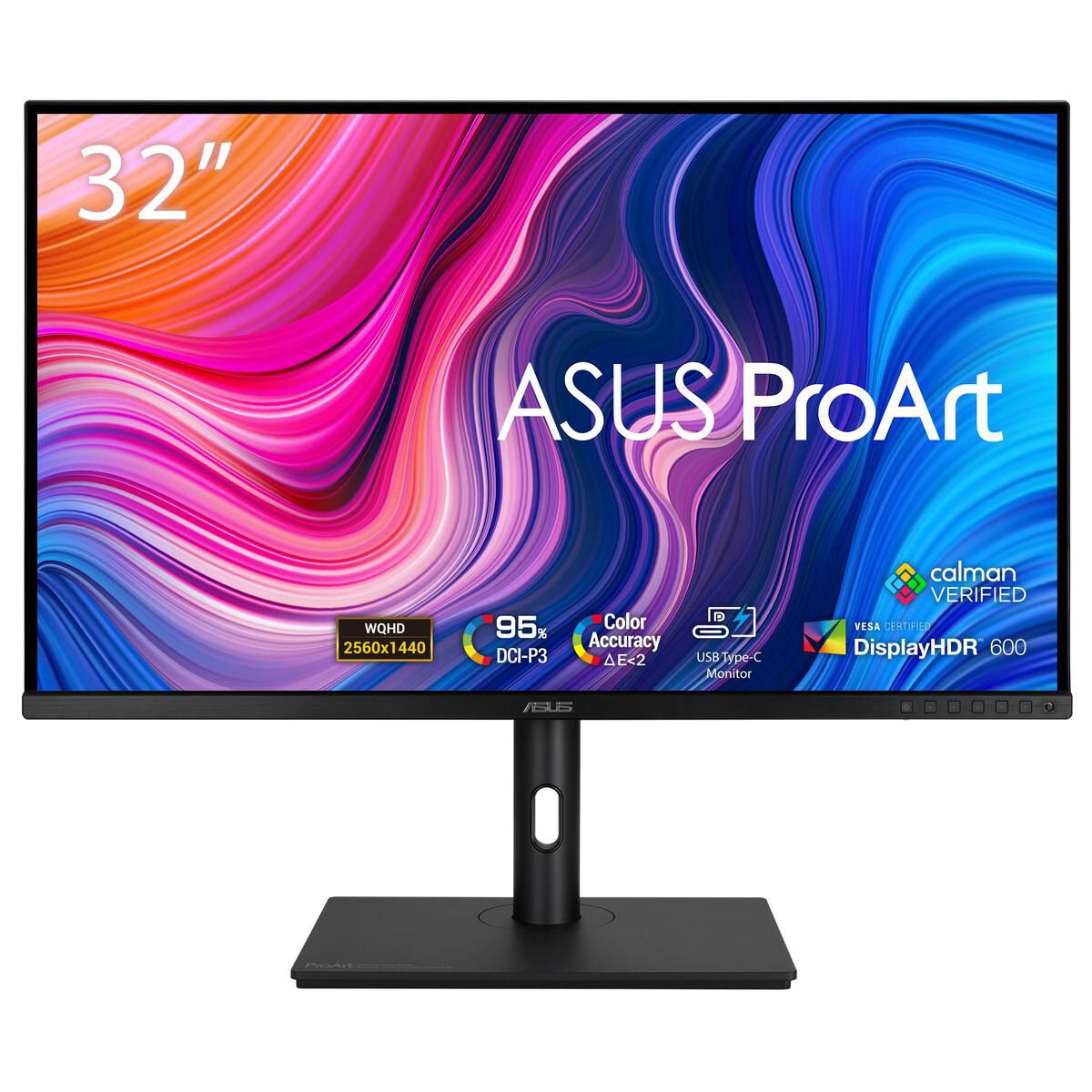 Asus ProArt PA328CGV 81.3 cm (32") 2560 x 1440 pixels Quad HD Black ProArt PA328CGV, 81.3 cm (32"), 2560 x 1440 pixels, Quad HD, 5 ms, Black