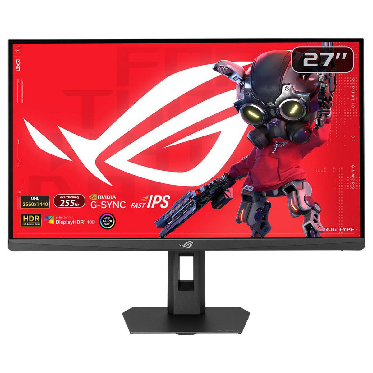Asus Rog Strix Xg27Acmes Computer Monitor 68.6 Cm (27") 2560 X 1440 Pixels Wide Quad Hd Lcd Black