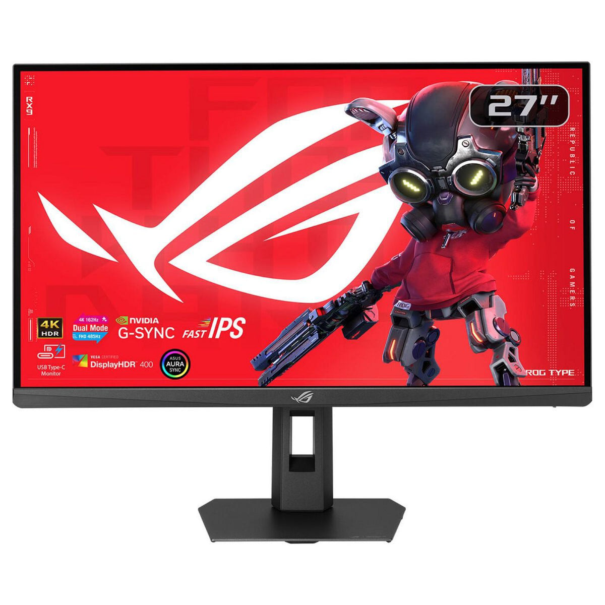Asus Rog Strix Xg27Ucgr Computer Monitor 68.6 Cm (27") 3840 X 2160 Pixels 4K Ultra Hd Lcd Black
