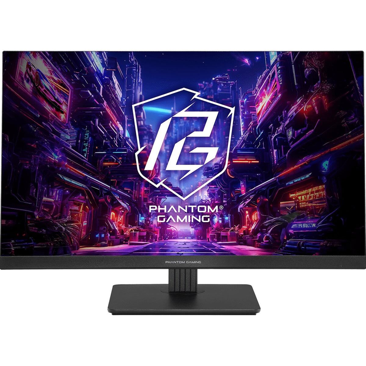 Asrock Phantom Gaming PG27FFT1B 27 Inch FHD (1920 x 1080) IPS Gaming Monitor, 180Hz 1ms (MPRT) Response Time, 2 x HDMI 2.0, 1 x DisplayPort 1.2, with Speakers