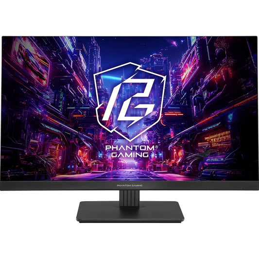 Asrock Phantom Gaming PG27FFT1B 27 Inch FHD (1920 x 1080) IPS Gaming Monitor, 180Hz 1ms (MPRT) Response Time, 2 x HDMI 2.0, 1 x DisplayPort 1.2, with Speakers