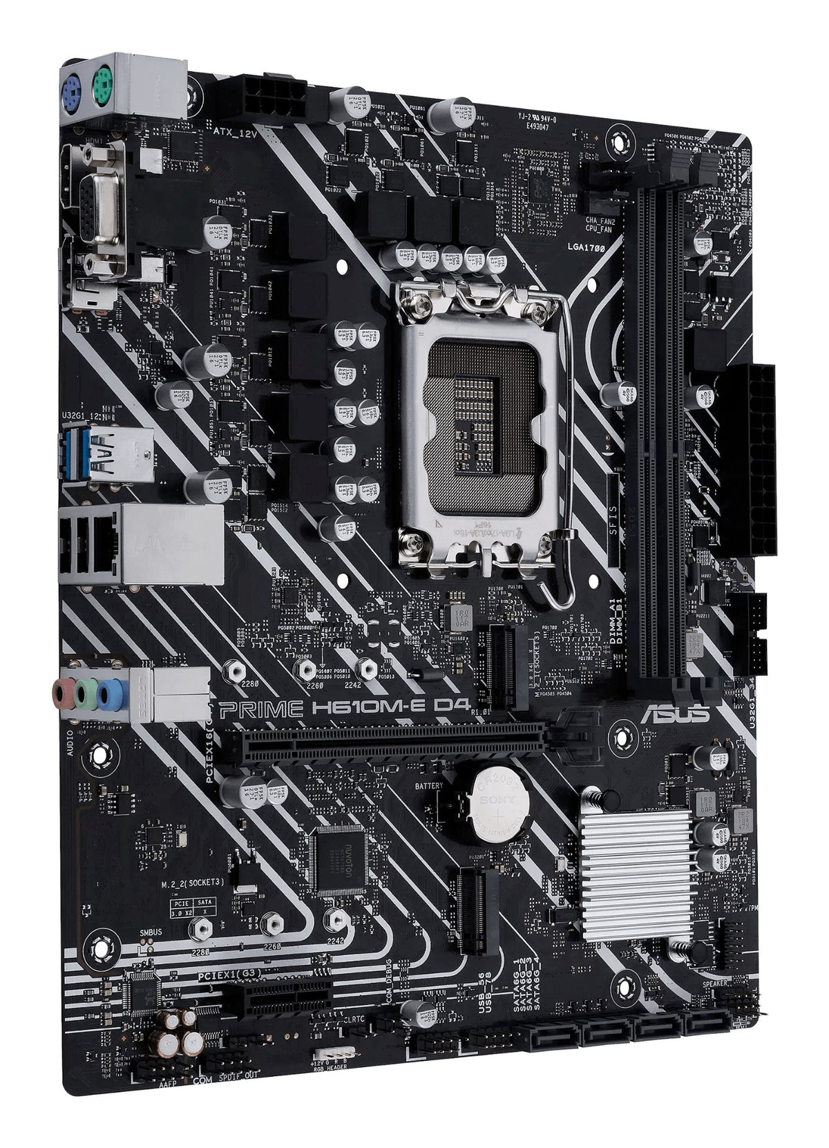 ASUS PRIME H610M-E D4-CSM Intel H610 LGA 1700 micro ATX