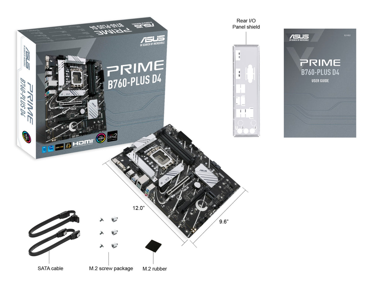 ASUS PRIME B760-PLUS D4 Intel B760 LGA 1700 ATX