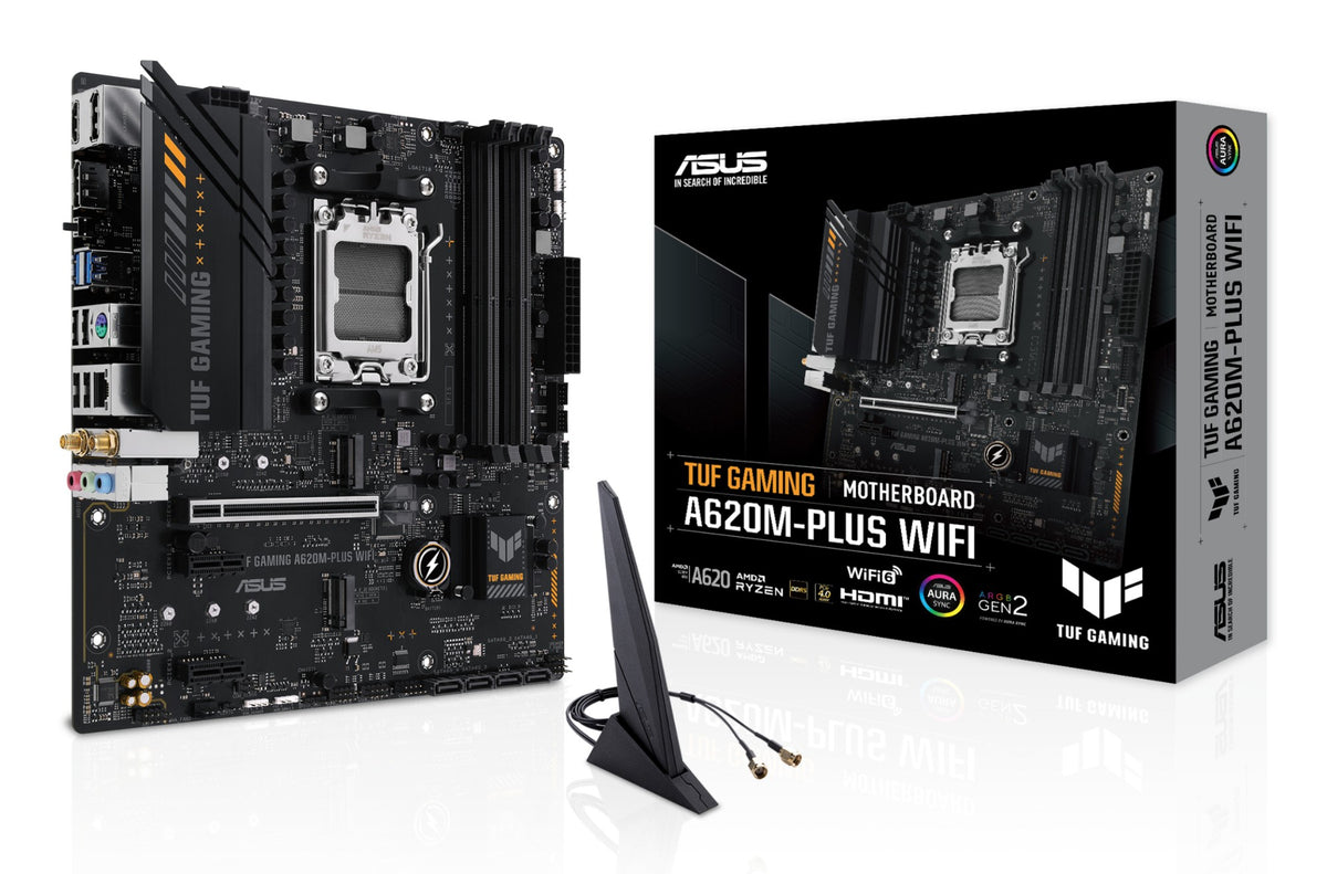 ASUS TUF GAMING A620M-PLUS WIFI AMD A620 Socket AM5 micro ATX