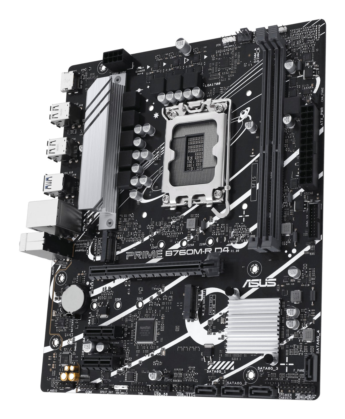 ASUS PRIME B760M-R D4 Intel B760 LGA 1700 micro ATX