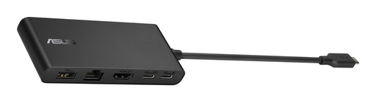 ASUS Dual 4K USB-C Dock DC201 Wired USB 3.2 Gen 2 (3.1 Gen 2) Type-C Black