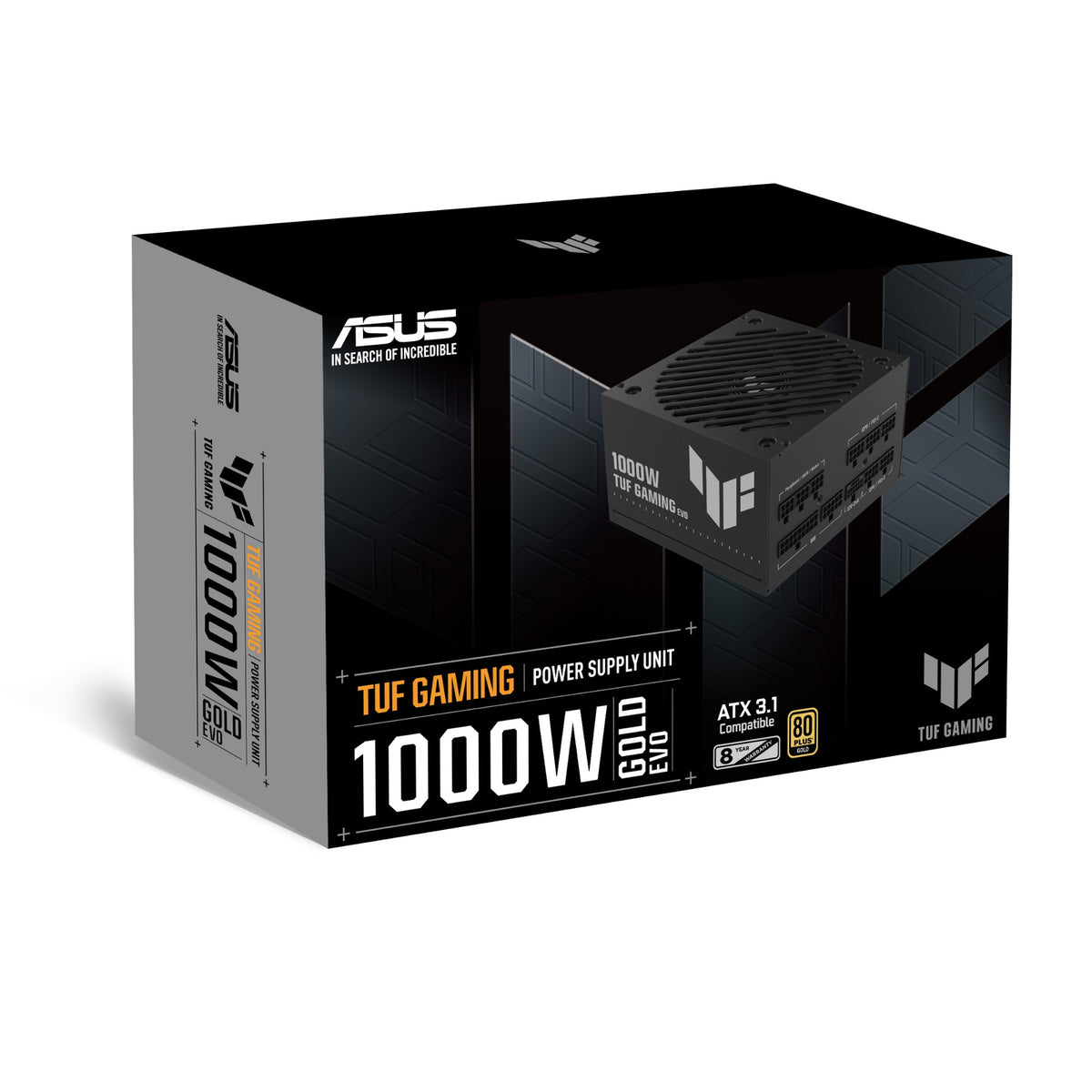 ASUS TUF Gaming 1000W Gold EVO power supply unit 20+4 pin ATX ATX Black