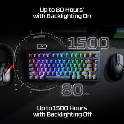 HyperX Alloy Rise 75 Wireless - Gaming Keyboard