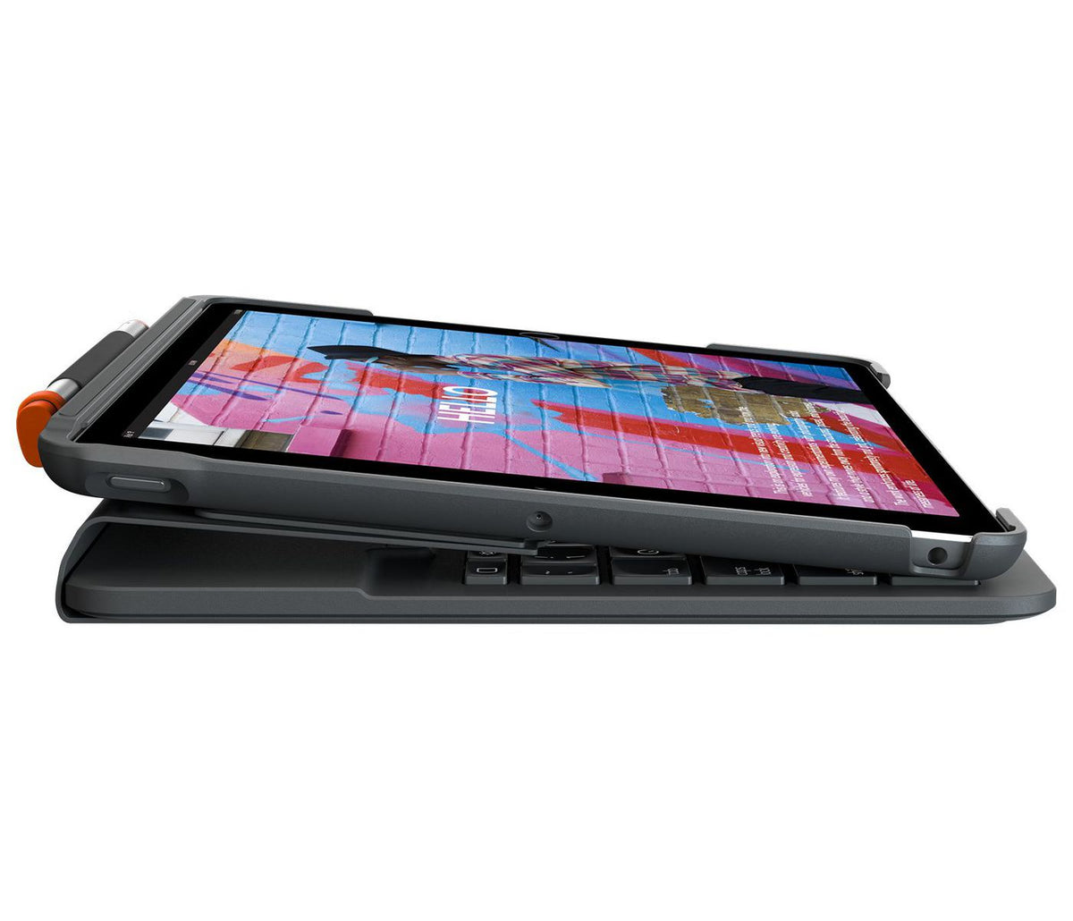 Logitech Slim Folio For iPad (7th gen) Slim Folio For iPad (7th gen), QWERTY, Danish, Finnish, Norwegian, Swedish, Standard, 1.7 cm, 1.5 mm,