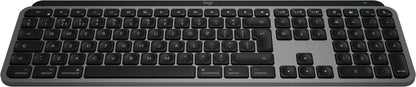 Logitech MX Keys S for Mac keyboard Office RF Wireless + Bluetooth QWERTY UK English Aluminium, Black
