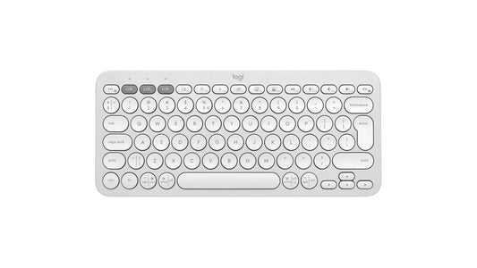 Logitech Pebble Keys 2 K380S Keyboard Rf Wireless + Bluetooth Qwerty Us International White