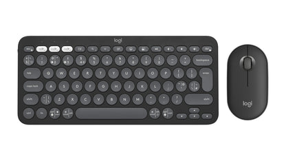 Logitech 920-012233 keyboard Mouse included Universal RF Wireless + Bluetooth QWERTY UK English Graphite
