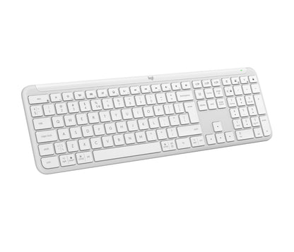 Logitech Signature Slim K950 keyboard Office RF Wireless + Bluetooth QWERTY US International White