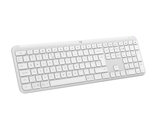 Logitech Signature Slim K950 keyboard Office RF Wireless + Bluetooth QWERTY US International White