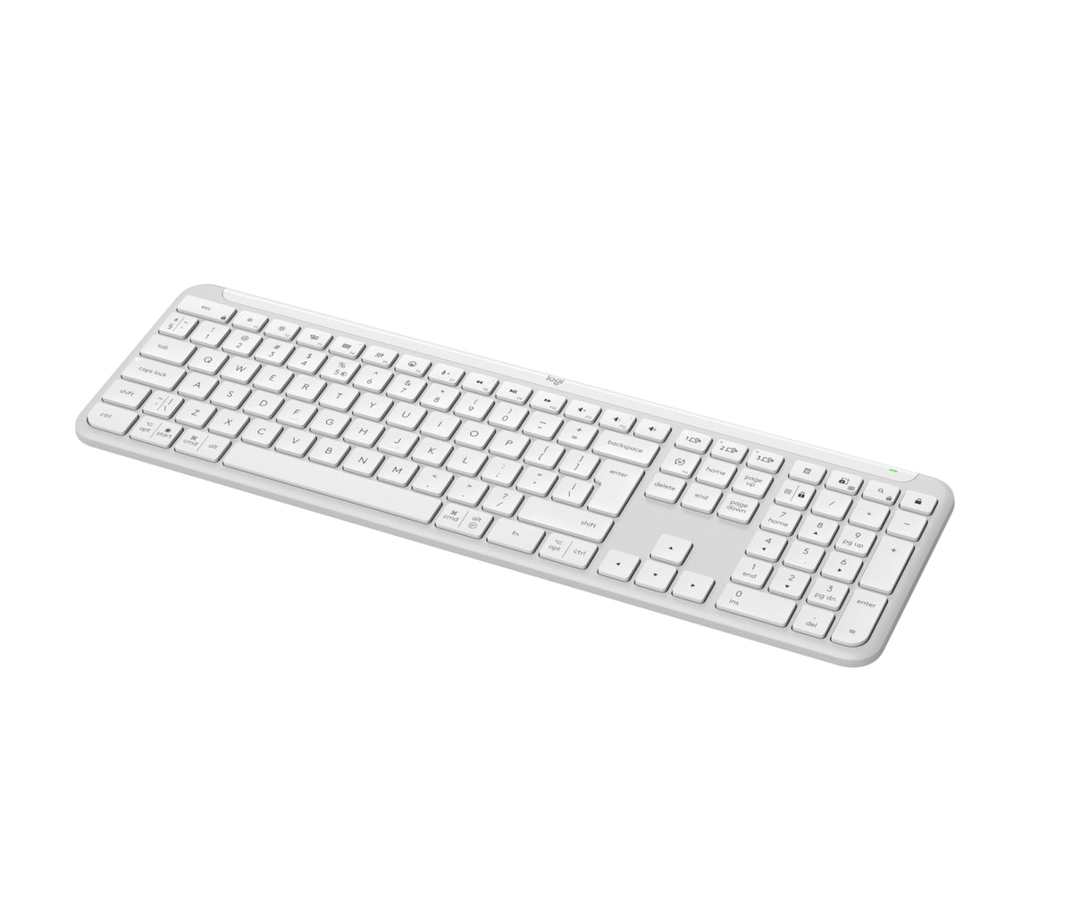 Logitech Signature Slim K950 keyboard Office RF Wireless + Bluetooth QWERTY US International White