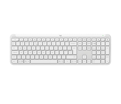 Logitech Signature Slim K950 keyboard Office RF Wireless + Bluetooth QWERTY US International White
