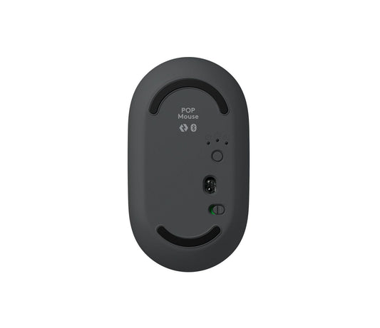 Logitech Pop Icon Combo Keyboard Mouse Included Universal Bluetooth Qzerty Danish, Norwegian, Swedish Graphite, Green