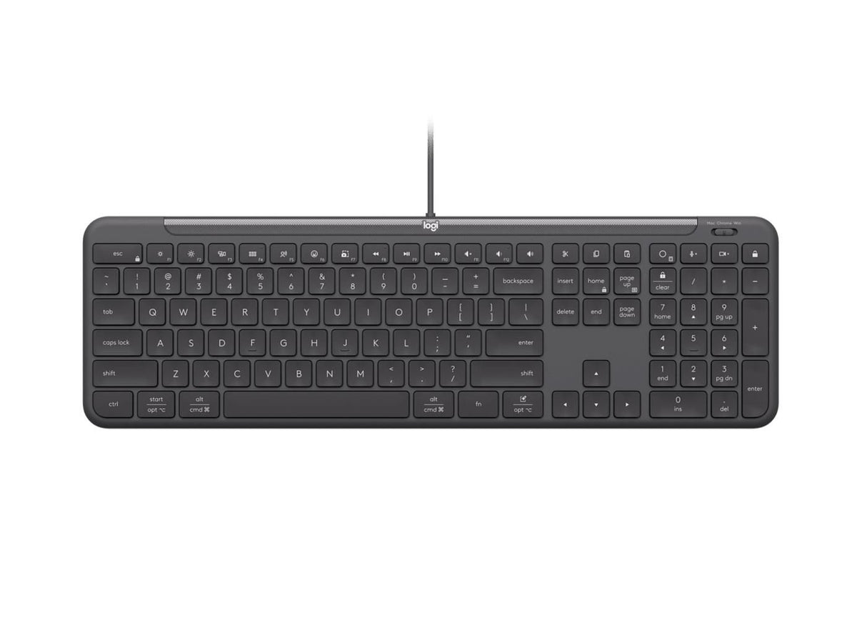 Logitech Signature Slim Wired K620 For Business Keyboard Universal Usb Qwertz German Graphite