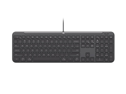 Logitech Signature Slim Wired K620 For Business Keyboard Universal Usb Qwertz German Graphite