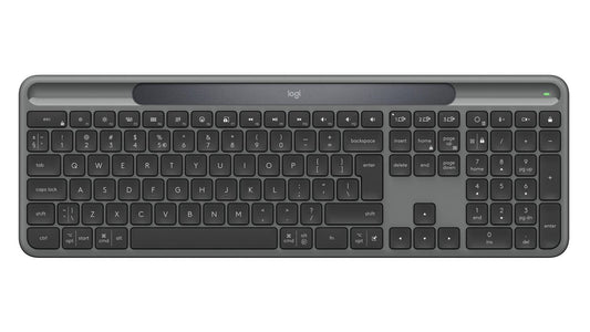 Logitech Signature Slim Solar+ K980 Keyboard Universal Rf Wireless + Bluetooth Qwerty Uk International Graphite