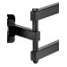 Manhattan Wall Mount for TV & Monitors (Full Motion), For screens 32" to 55", VESA compatibility: all between 100x100mm to 400x400mm - check the dimensions of the four mounting holes on back of screen to ensure it fits, Max 35kg, Black, Bracket