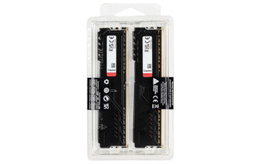 Kingston Technology FURY Beast 64GB 3200MT/s DDR4 CL16 DIMM (Kit of 2) Black