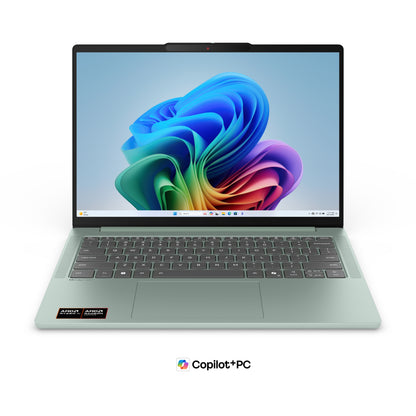 Lenovo IdeaPad Slim 5 14AGP11 Copilot+ PC AMD Ryzen™ AI 7 445 Laptop 35.6 cm (14") WUXGA 16 GB DDR5-SDRAM 512 GB SSD Wi-Fi 7 (802.11be) Windows 11 Home English Green, Grey