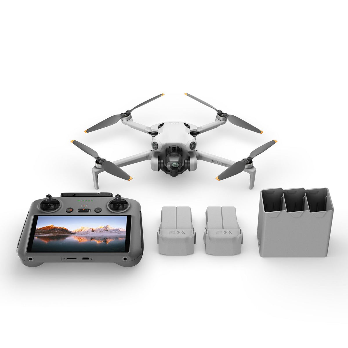 DJI Mini 4 Pro Fly More Combo (Rc 2) 4 Rotors Quadcopter 48 Mp 3840 X 2160 Pixels 2590 Mah Black, White