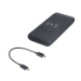 eSTUFF ES641042 power bank Wireless charging Black