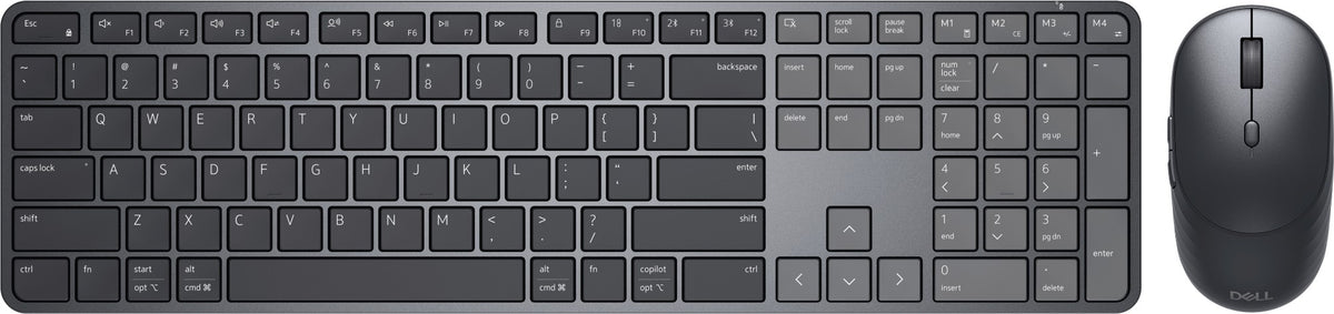 DELL Pro 7 Slim KM726 keyboard Mouse included Home/Office RF Wireless + Bluetooth Black