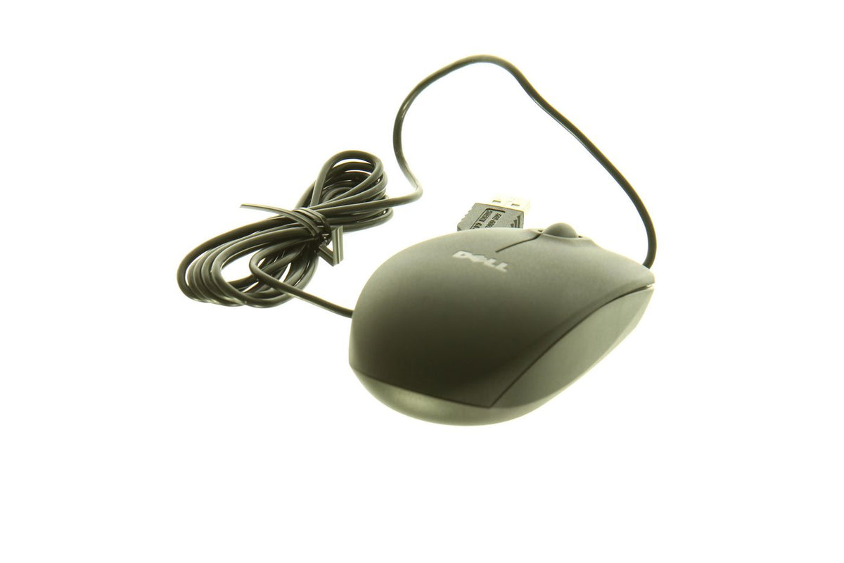 Dell Kit Mouse, USB, 3 Buttons, Optical, Black 11D3V, Optical, USB Type-A, 1000 DPI, Black