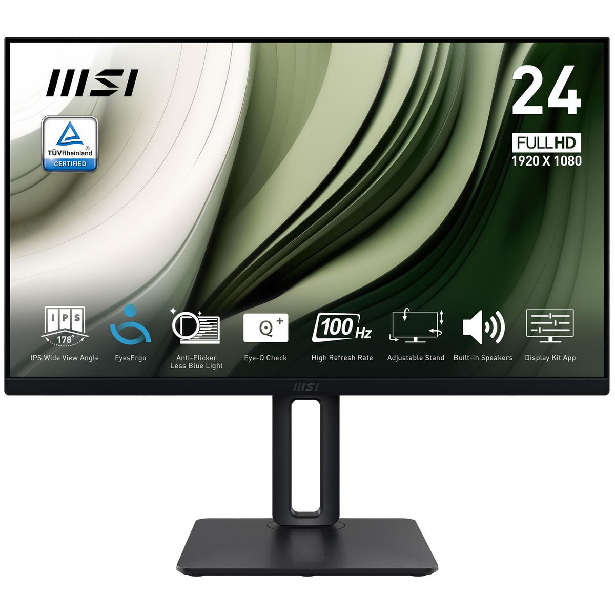 MSI Pro Mp245Pg Computer Monitor 60.5 Cm (23.8") 1920 X 1080 Pixels Full Hd Lcd Black