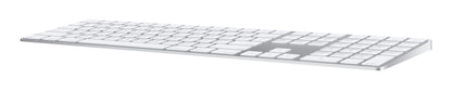 Apple Magic w/ Numeric Keypad keyboard Universal Bluetooth QWERTY UK English Silver, White