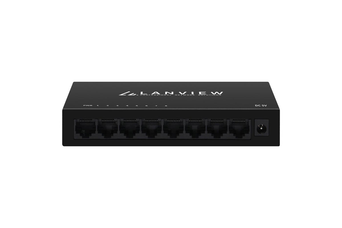 Lanview LVN-DESK-8PORT-1G network switch Unmanaged Gigabit Ethernet (10/100/1000)