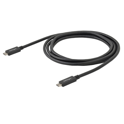 StarTech.com 6.6ft (2m) USB-C Cable, USB 5Gbps, 60W (3A) Power Delivery, 4K 60Hz DP Alt Mode, TPE Jacket - Thunderbolt Compatible