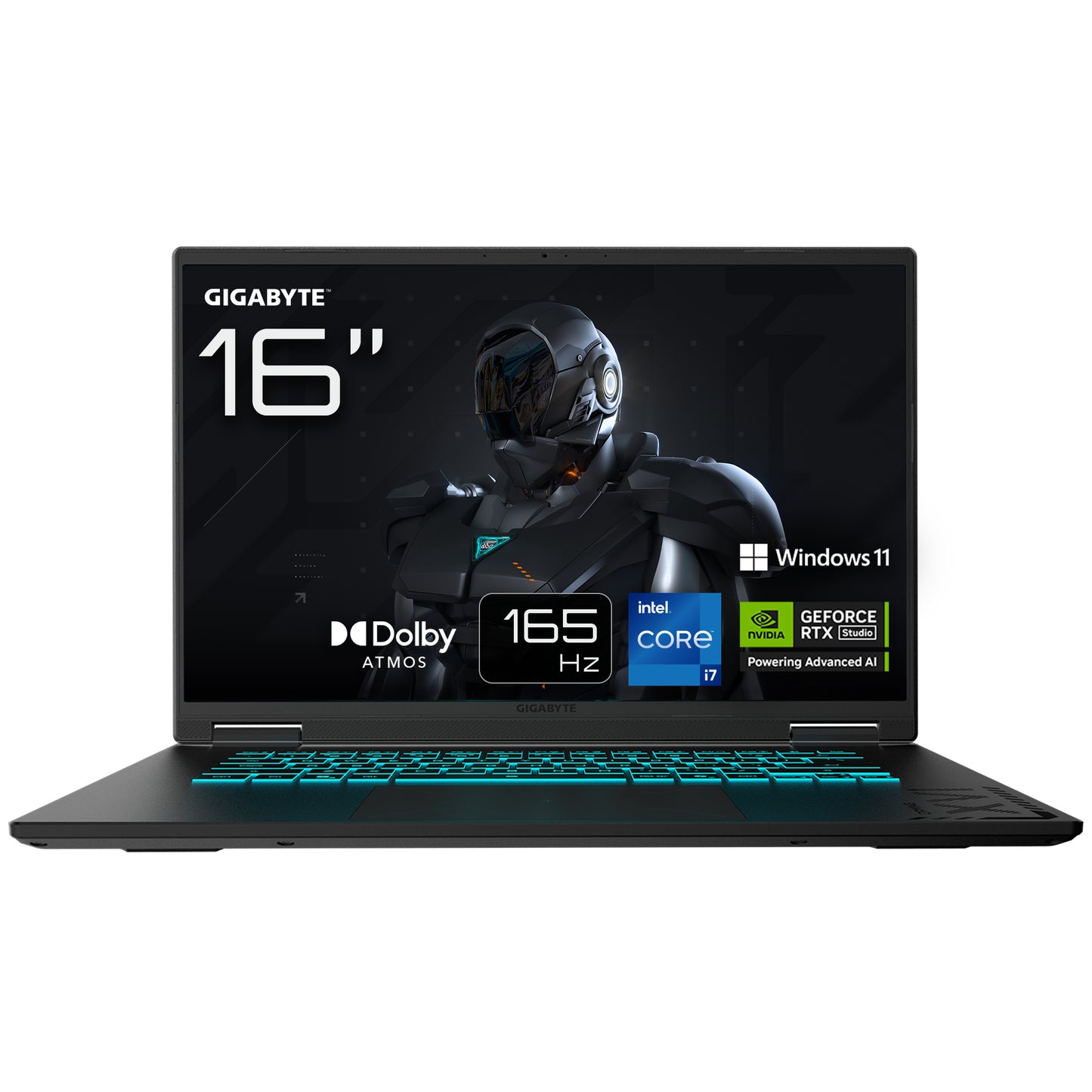 GIGABYTE Gaming A16 Laptop - 16", 165Hz WUXGA, Intel Core i7-13620H, NVIDIA RTX 5060 GPU, 16GB DDR5 5200MHz, 1 x Gen4 1TB SDD, Windows 11 Home, 2Y Warranty, Dolby Atmos, GAMING A16 CVHI3UK894SH