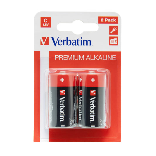 Verbatim C Alkaline Batteries