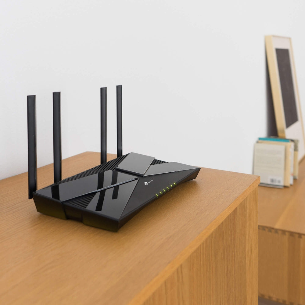 TP-Link Archer AX58 wireless router Gigabit Ethernet Dual-band (2.4 GHz / 5 GHz) Black