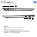 HP ProBook 4 G1i AI Wolf Pro Security Edition Intel Core Ultra 7 255H Laptop 35.6 cm (14") WUXGA 32 GB DDR5-SDRAM 1 TB SSD Wi-Fi 7 (802.11be) Windows 11 Pro AI PC Silver