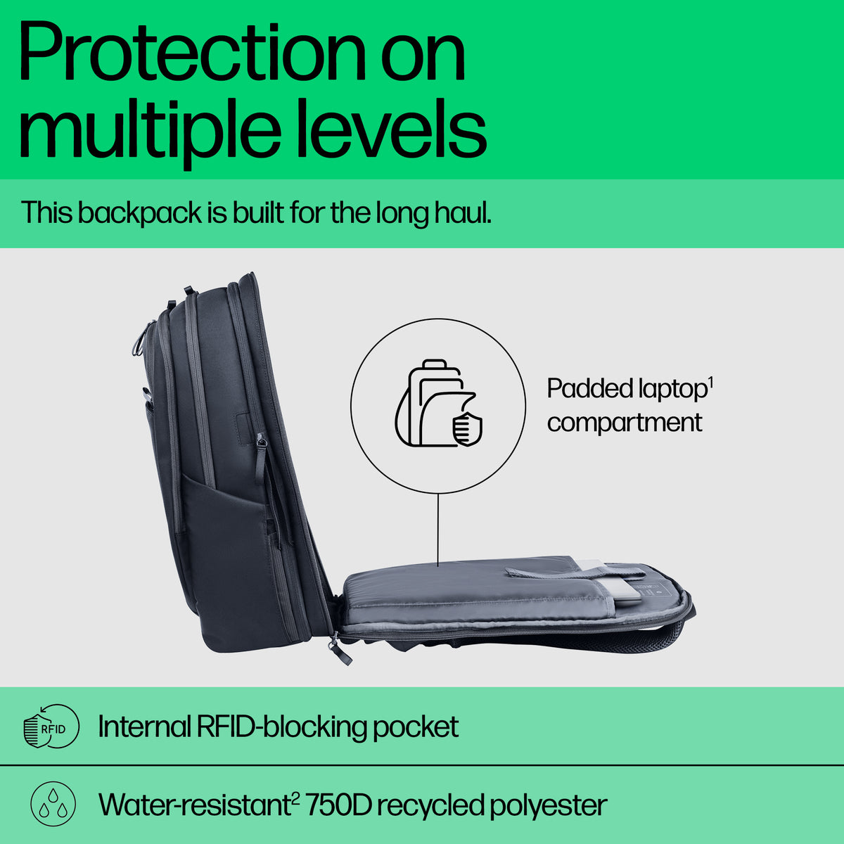 HP Travel Plus 30L 17-inch Laptop Backpack