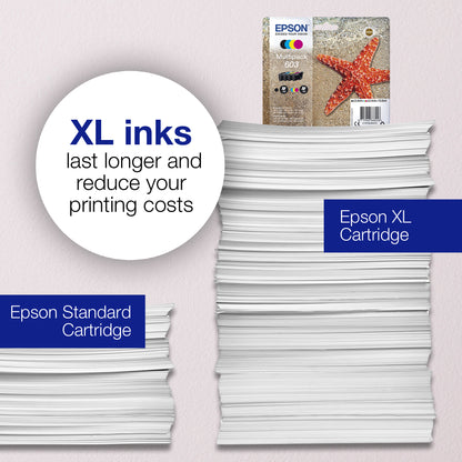 Epson C13T03A14010/603XL Ink cartridge black high-capacity, 500 pages 8.9ml for Epson XP 2100