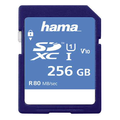Hama SDXC 256GB Class 10 UHS-I 90MB/s, blue