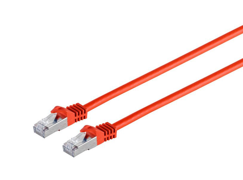 Microconnect SFTP70025R networking cable Red 0.25 m Cat7 S/FTP (S-STP) Round