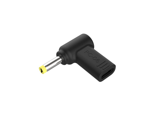 Conceptronic ABBY15PC06 DC to USB-C Adapter, Lenovo/Asus/Acer/Toshiba 4.0x1.7mm, 18-20V