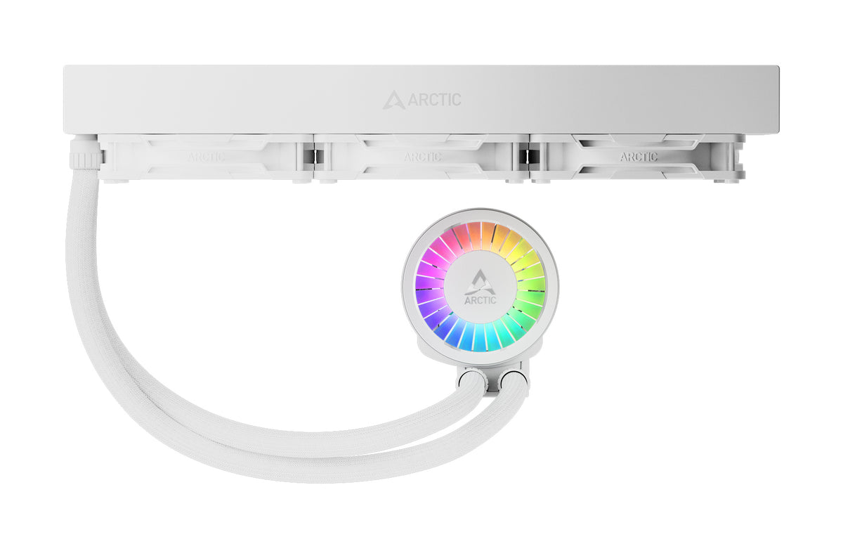 ARCTIC Liquid Freezer III Pro 360 A-RGB (White) - Multi Compatible All-in-One CPU Water Cooler with A-RGB