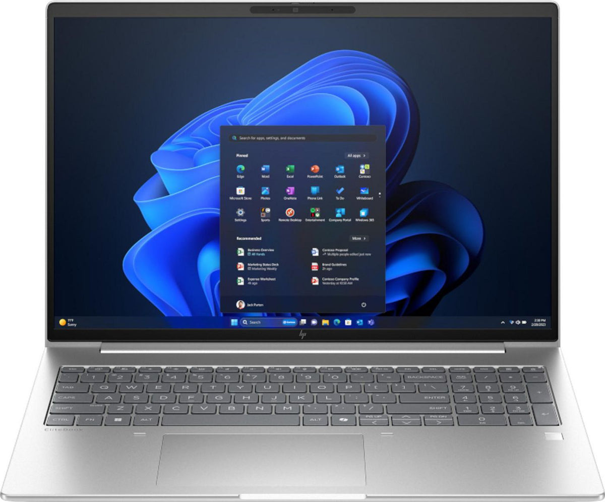 HP Elitebook 6 G1I Ai Intel Core Ultra 5 225U Laptop 40.6 Cm (16") Wuxga 16 Gb Ddr5-Sdram 512 Gb Ssd Wi-Fi 7 (802.11Be) Windows 11 Pro Ai Pc