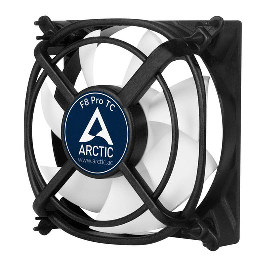 Arctic F8 Pro TC F8 Pro TC - 3-Pin Temperature-controlled fan with Pro case, Computer case, Fan, 8 cm, 500 RPM,