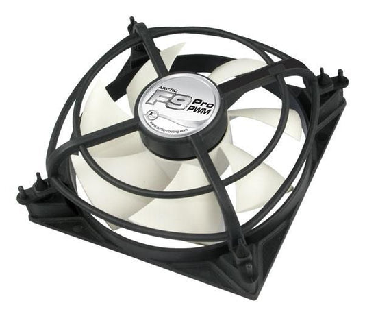 Arctic F9 PRO 92mm F9 Pro - Case Fan with Vibration Absorption, Computer case, Fan, 9.2 cm, 35 cfm, Fluid Dynamic Bearing