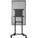 StarTech.com Mobile TV Cart - Portable Rolling TV Stand for 37-70" VESA Display (154lb/70kg) - TV Stand w/Shelf & Storage Compartment - Rotate/Tilt Display - Universal TV Mount on Wheels