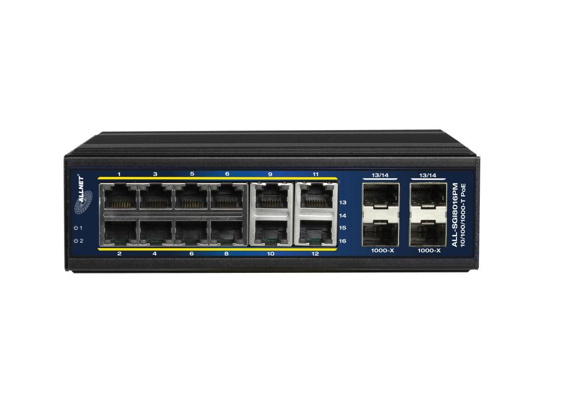 ALLNET Network Switch Managed L2+/L3 Gigabit Ethernet (10/100/1000) Power Over Ethernet (Poe) Black